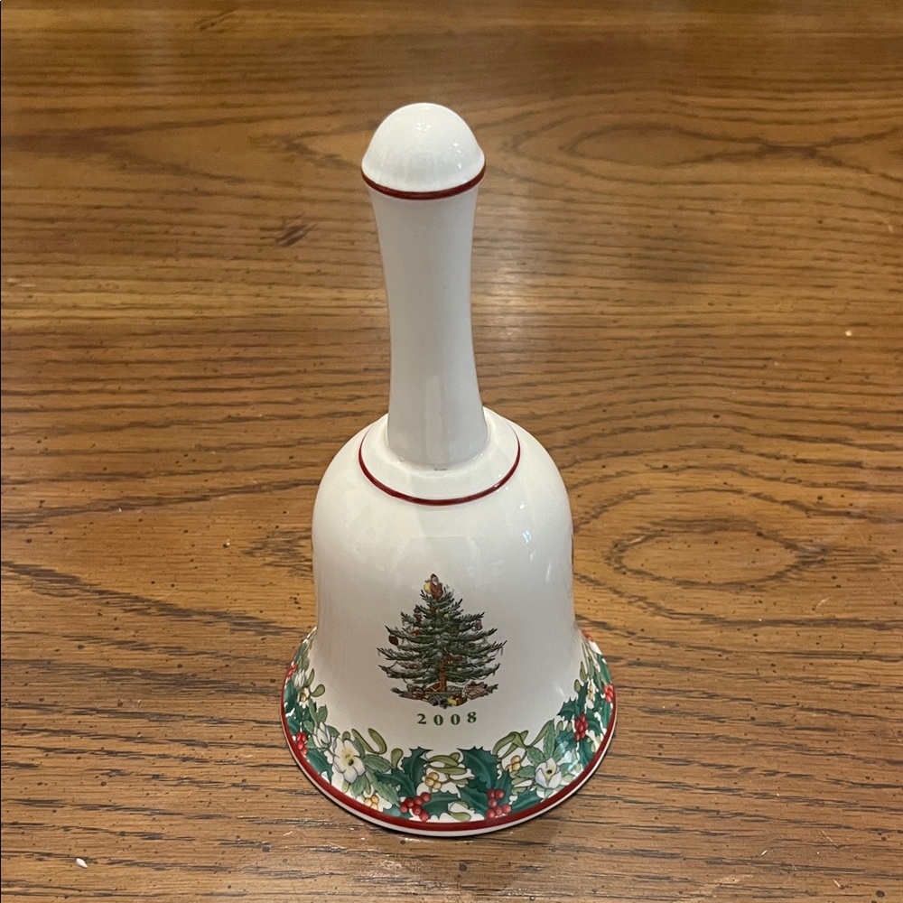 Spode‎ 2008 Christmas Bell with Tree Design